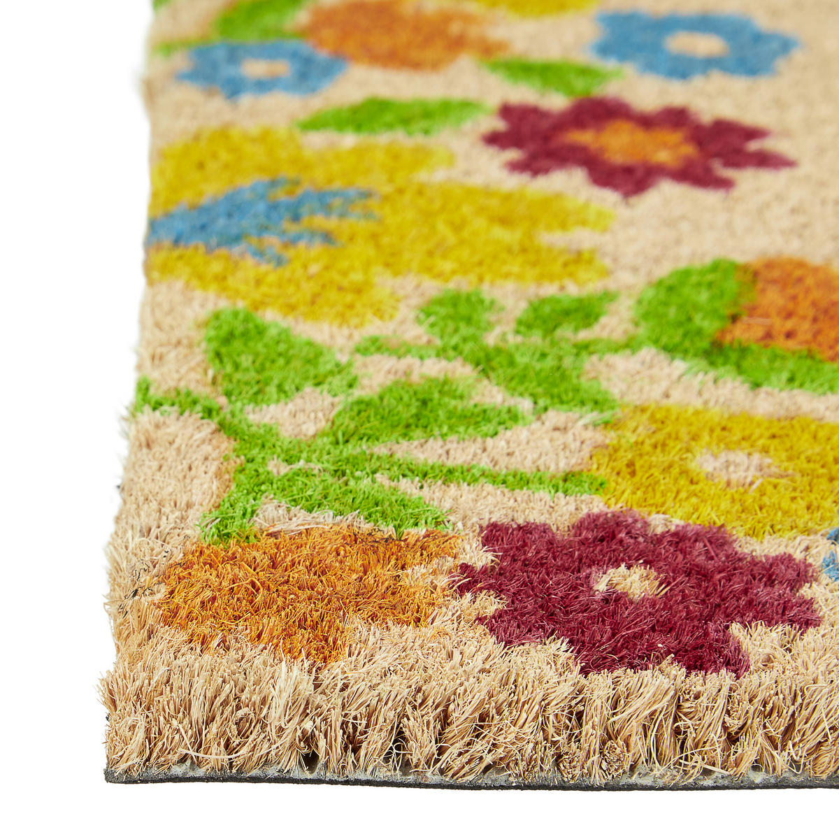 FUSSMATTE - Hellbraun, Kunststoff/Textil (60/40cm) - Relaxdays