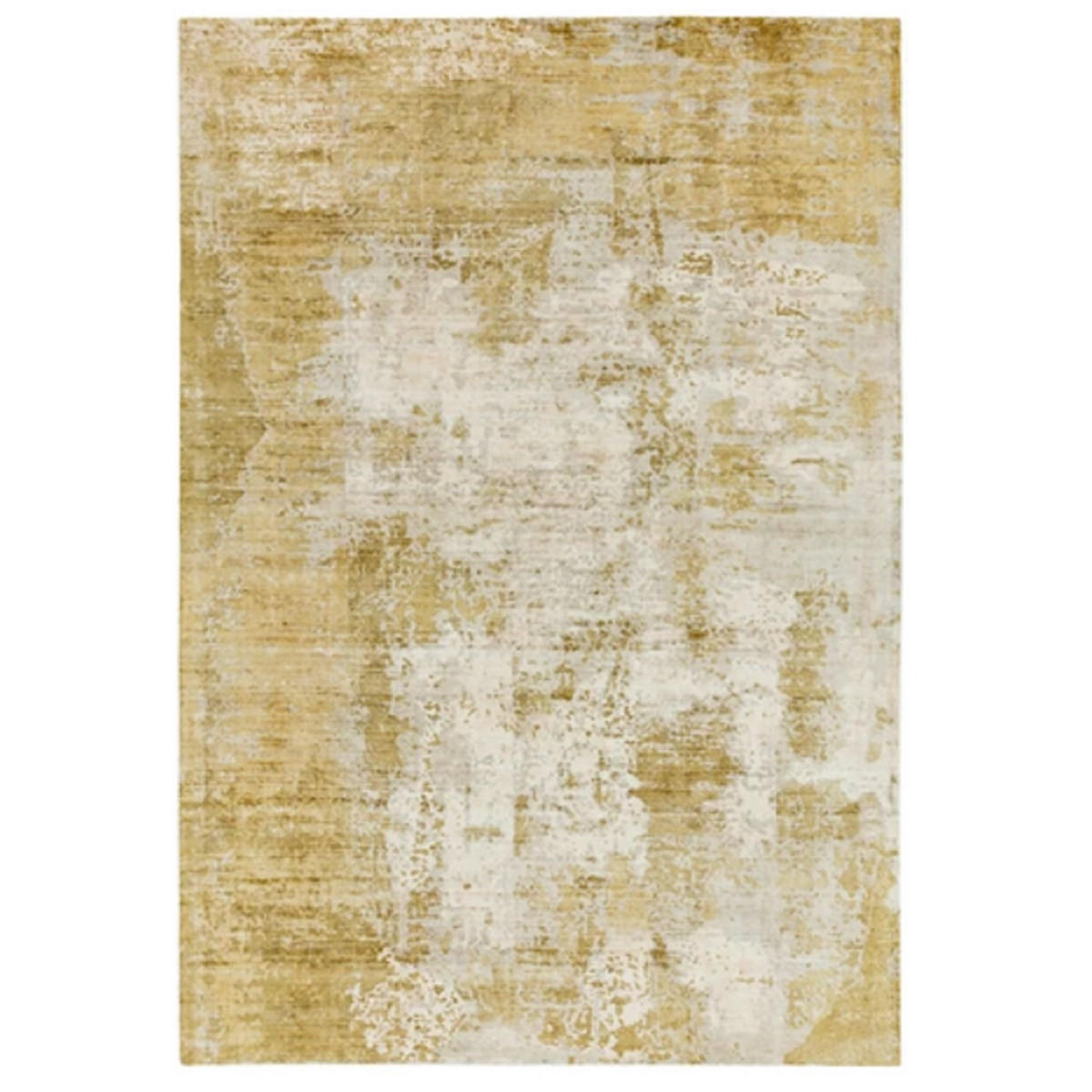 TEPPICH Moderner handgefertigter für Wohn- und Schlafzimmer von BYGAT Gelb 200 x 290 cm - Currygelb, Textil (200/290cm) - Novatrend