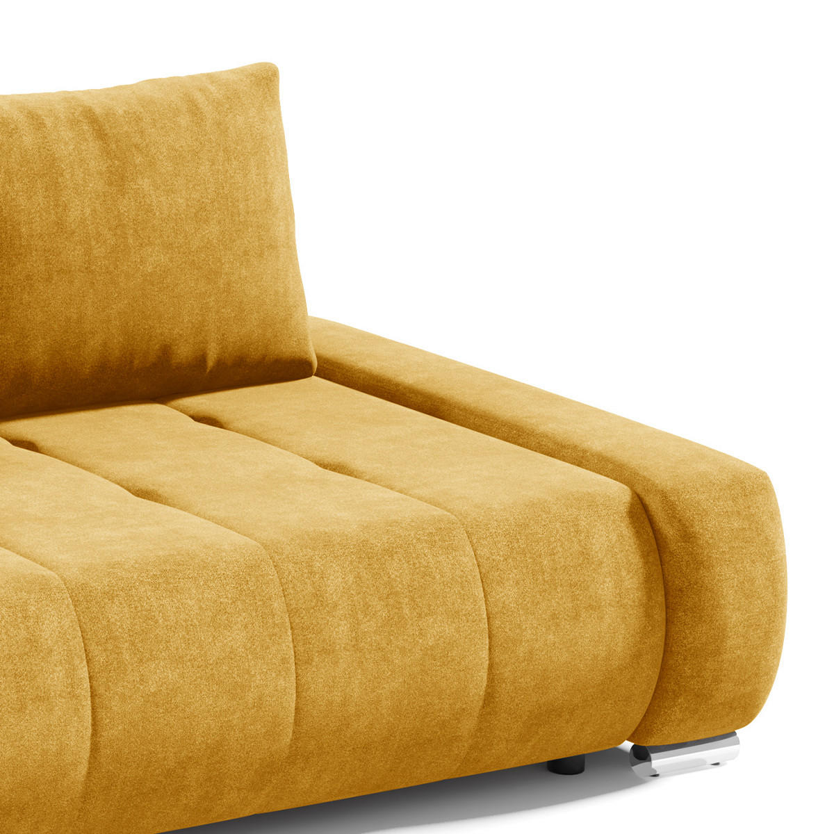 SCHLAFSOFA Jonas 3 Sitzplätze Gelb - Gelb, Holzwerkstoff (240/85/110cm) - Petits-meubles