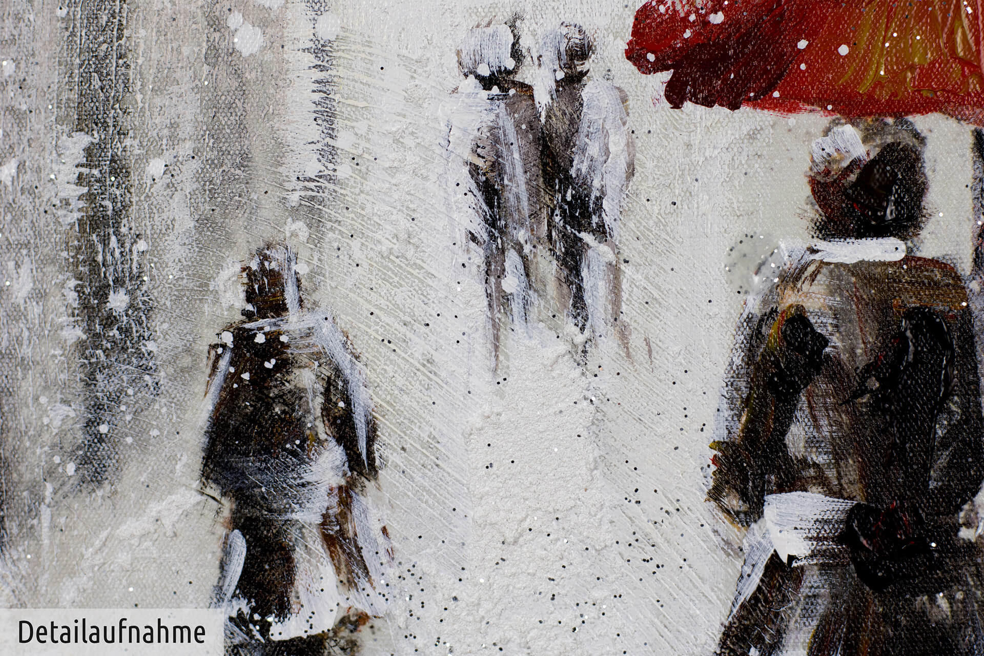 ACRYLBILD HANDGEMALT 100/75 cm - Braun/Grau, Holz/Textil (1.82/75cm) - KUNSTLOFT