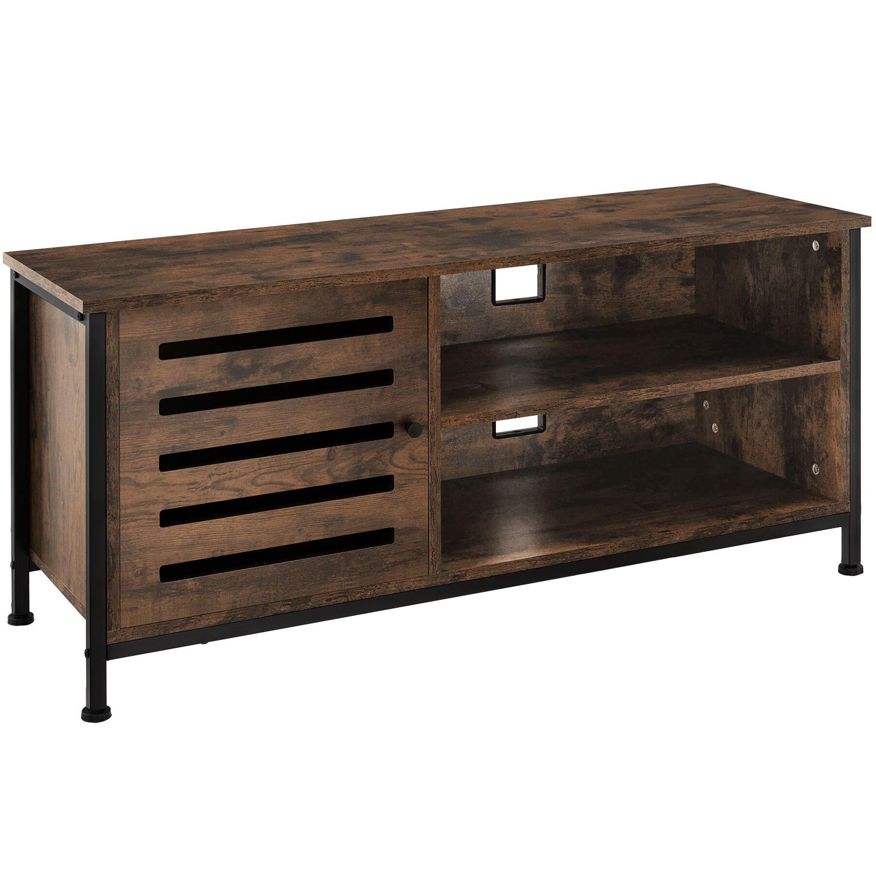 TV-BOARD Galway,110 x 41,5 x 50,5 cm,Industrial Holz dunkel, rustikal - Rostfarben, Holzwerkstoff (41.5/50.5/110cm) - tectake