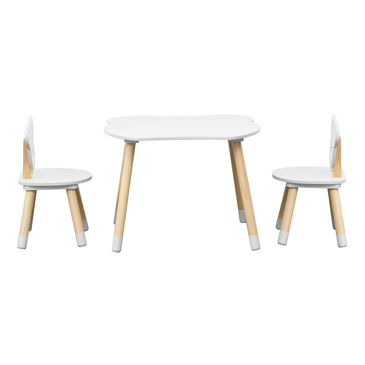 KINDERSITZGRUPPE Weiß 56/60/44 cm - Weiß, Holzwerkstoff (60/44/56cm) - Mobili Rebecca