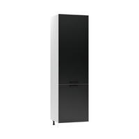 HOCHSCHRANK D60SŁ P/L - Dnoria - Hochwertiges Design Konzept - Schwarz, Holz/Metall (60/213.3/56cm) - ROYAL24_MARKT