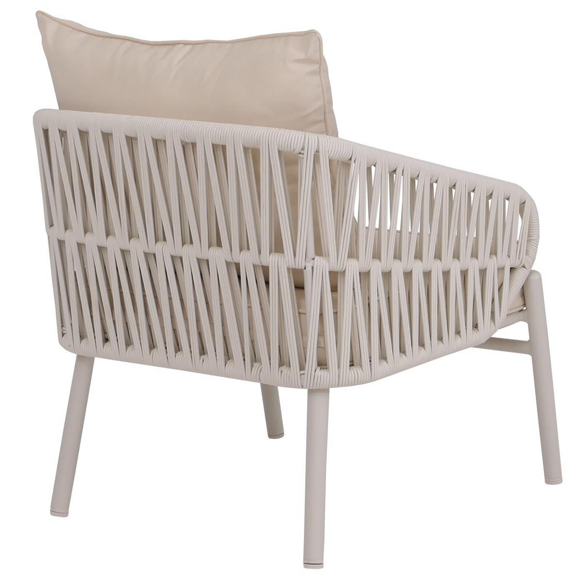 GARTENSTUHL Aluminium Creme - Creme, Metall (64/67/70cm) - PROREGAL
