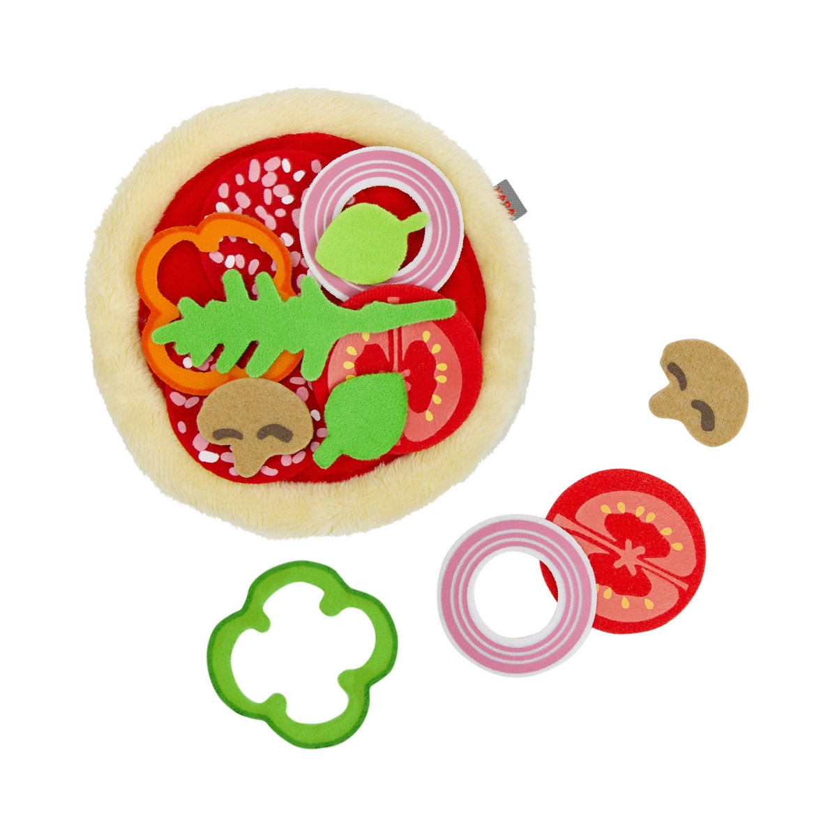 PIZZA-SETMIT Brettchen, ab 3 Jahren - Multicolor, Naturmaterialien (19.6/25.4cm)