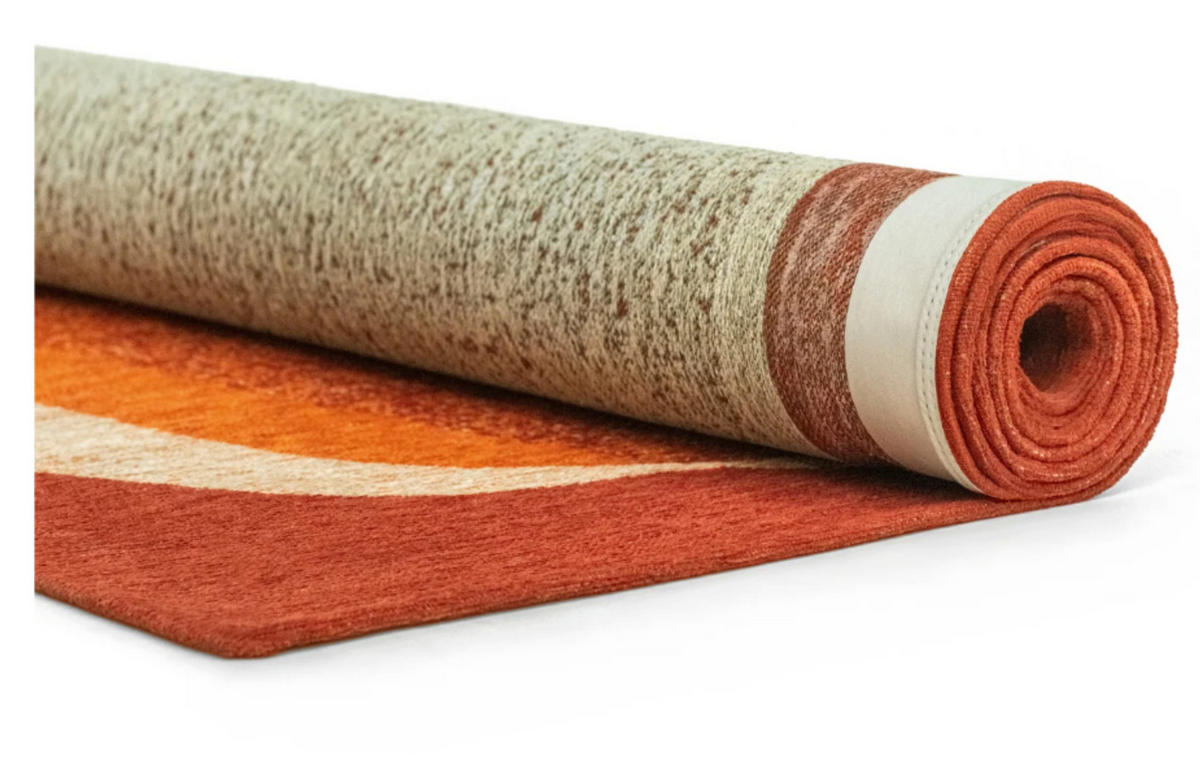 TEPPICH modern Flachgewebe AGATE Orange 240 x 340 cm - Orange, Textil (240/340cm) - Novatrend