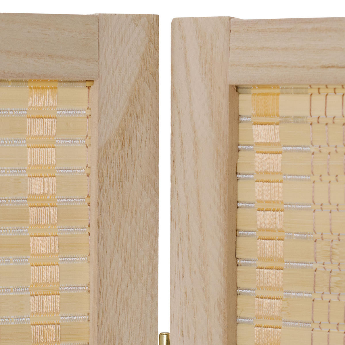 PARAVENT 120/170 cm Natur Holz Bambus - Braun, Holz/Naturmaterialen (120/170/2cm) - Homestyle4u