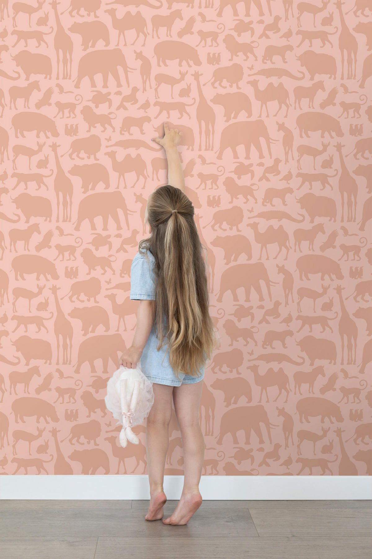 TAPETE Tiere 53 cm x 10.05 m - Terracotta, Papier (53/0.1cm) - ESTAhome