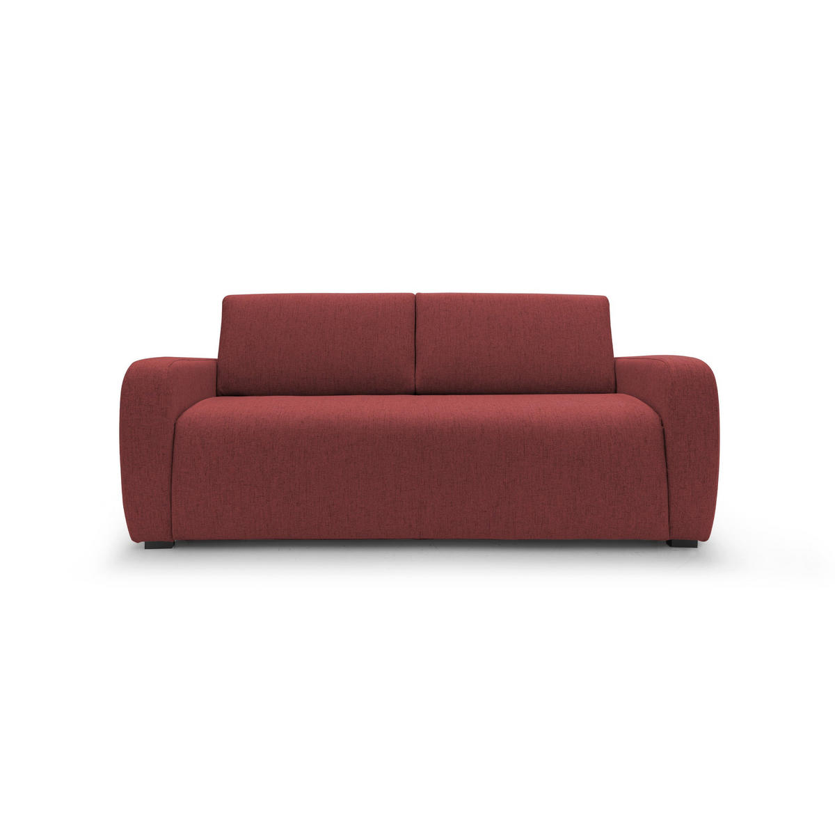 SCHLAFSOFA Duna - Rot, Textil (195/93/100cm) - Divani.store