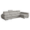 ECKSOFA Boston LCP, Seite: Rechts 1P(65)+2R+LCP - Silberfarben, Holz/Textil (320/170cm) - MIRJAN24