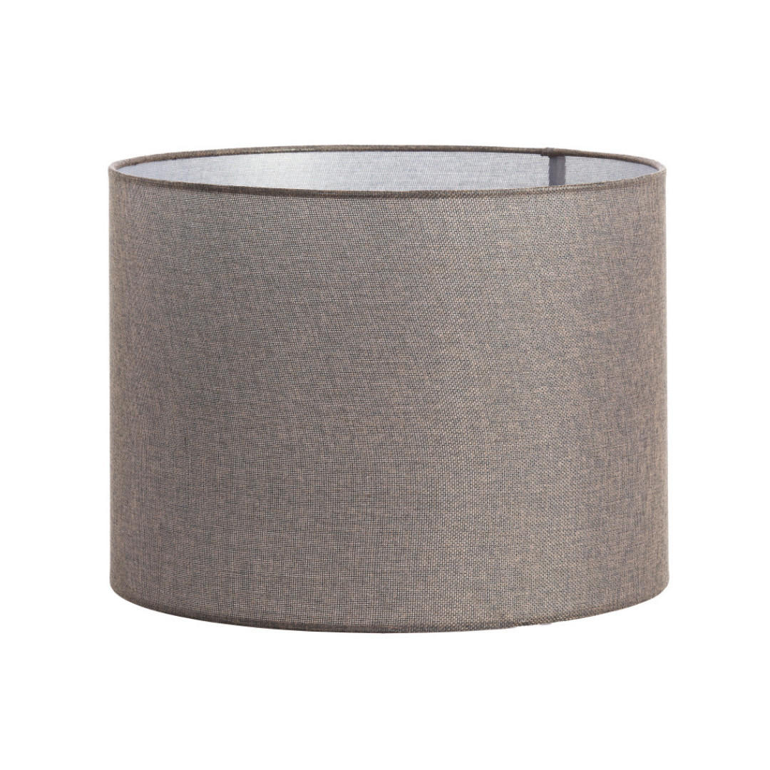 LAMPENSCHIRM Branfo Braun 40/40/30 cm - Braun, Textil (40/40/30cm) - Light & Living