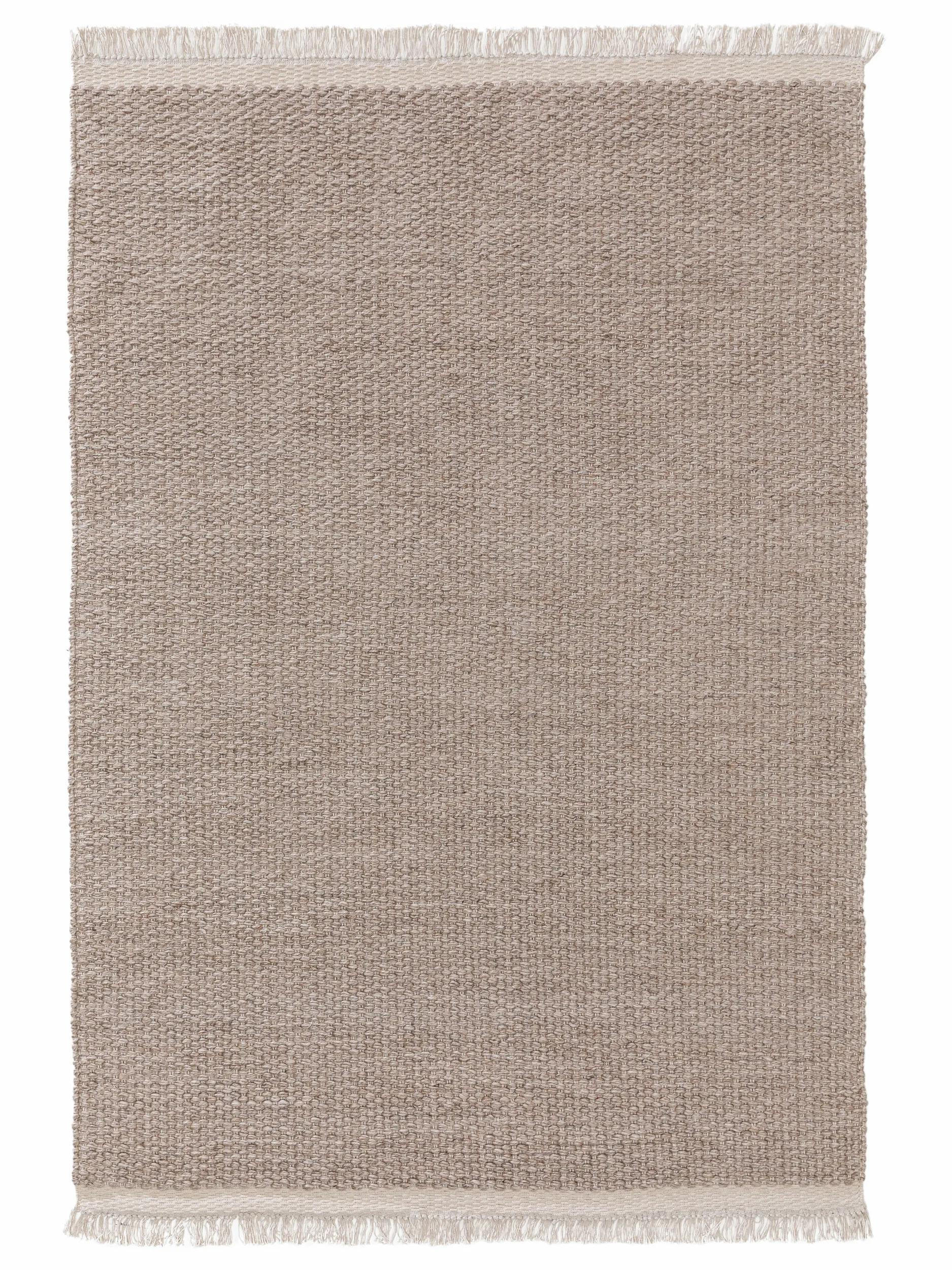 WOLLTEPPICH Lana Beige 120x170 cm - Beige, Textil (120/170cm) - benuta Pure