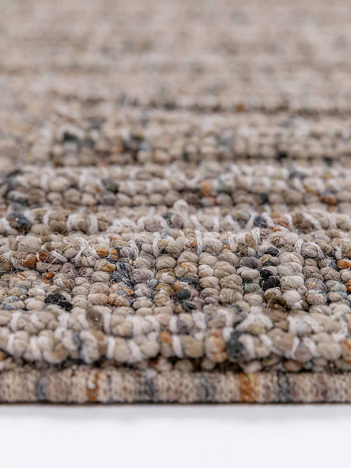 TEPPICH Kurzflor BOLLIN, in Greige, Bouclé-Optik, 160 x 230 cm - Beige, Textil (160/230cm) - KADIMA DESIGN