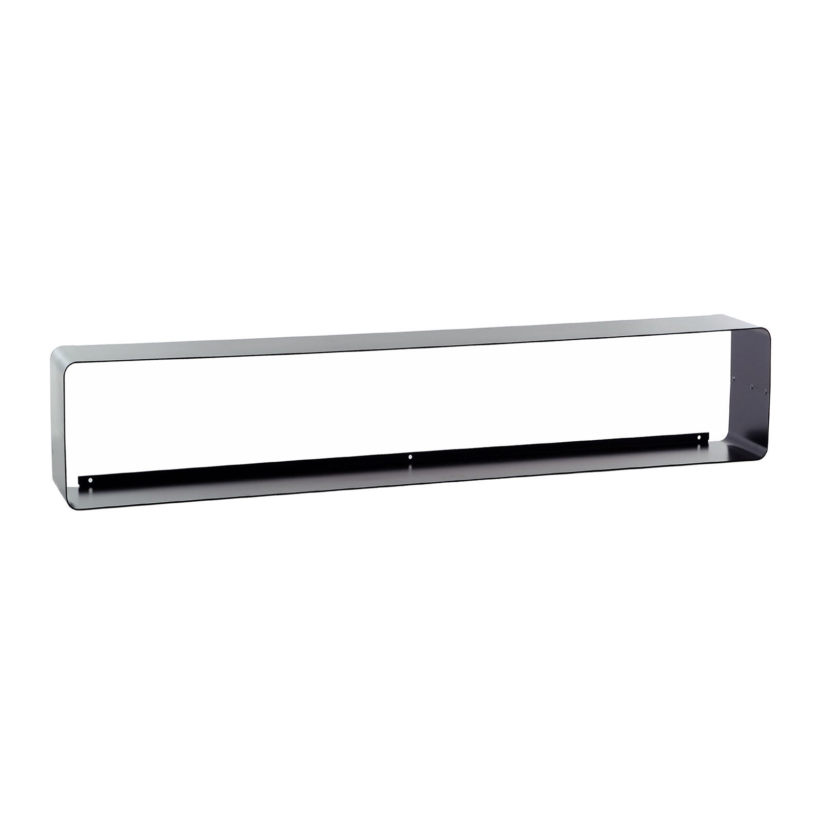 CD-REGAL CUBE 120 Metal, Lounge Design schwarz - Schwarz, Metall (120/14/15cm) - DESIGN DELIGHTS