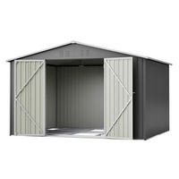 GERÄTESCHUPPEN METALL XXXL 300x252x191 cm Grau - Grau, Metall (252/191/300cm) - ComfortXL