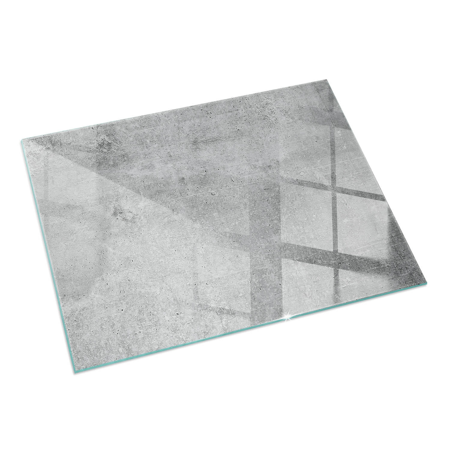ArtPrintCave Glasplatte Grau 60x40x0.4 cm
