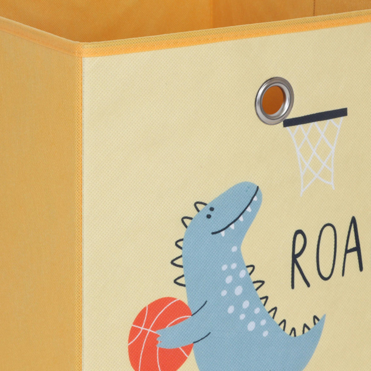 3xKINDERAUFBEWAHRUNGSBOXEN - Multicolor, Wellpappe/Textil (30/30cm) - Relaxdays