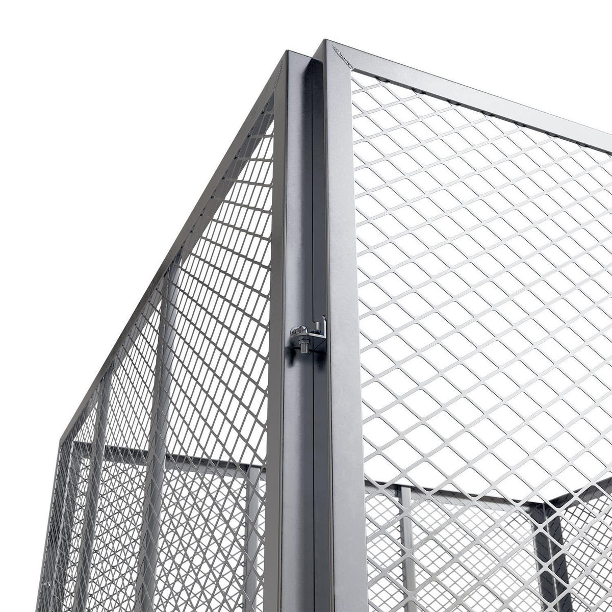 KOMPOSTER Metall silber 800L - Silberfarben, Metall (100/80/100cm) - Juskys