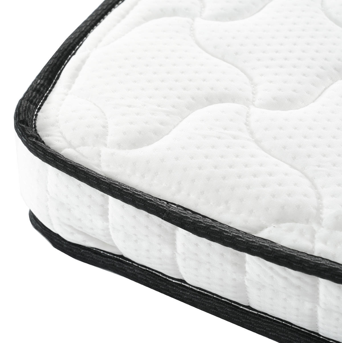 HOCHBETT 90/200 cm grau mit Stauraumtreppe mit Matratze - Grau, Holzwerkstoff (90/200cm) - OKWISH