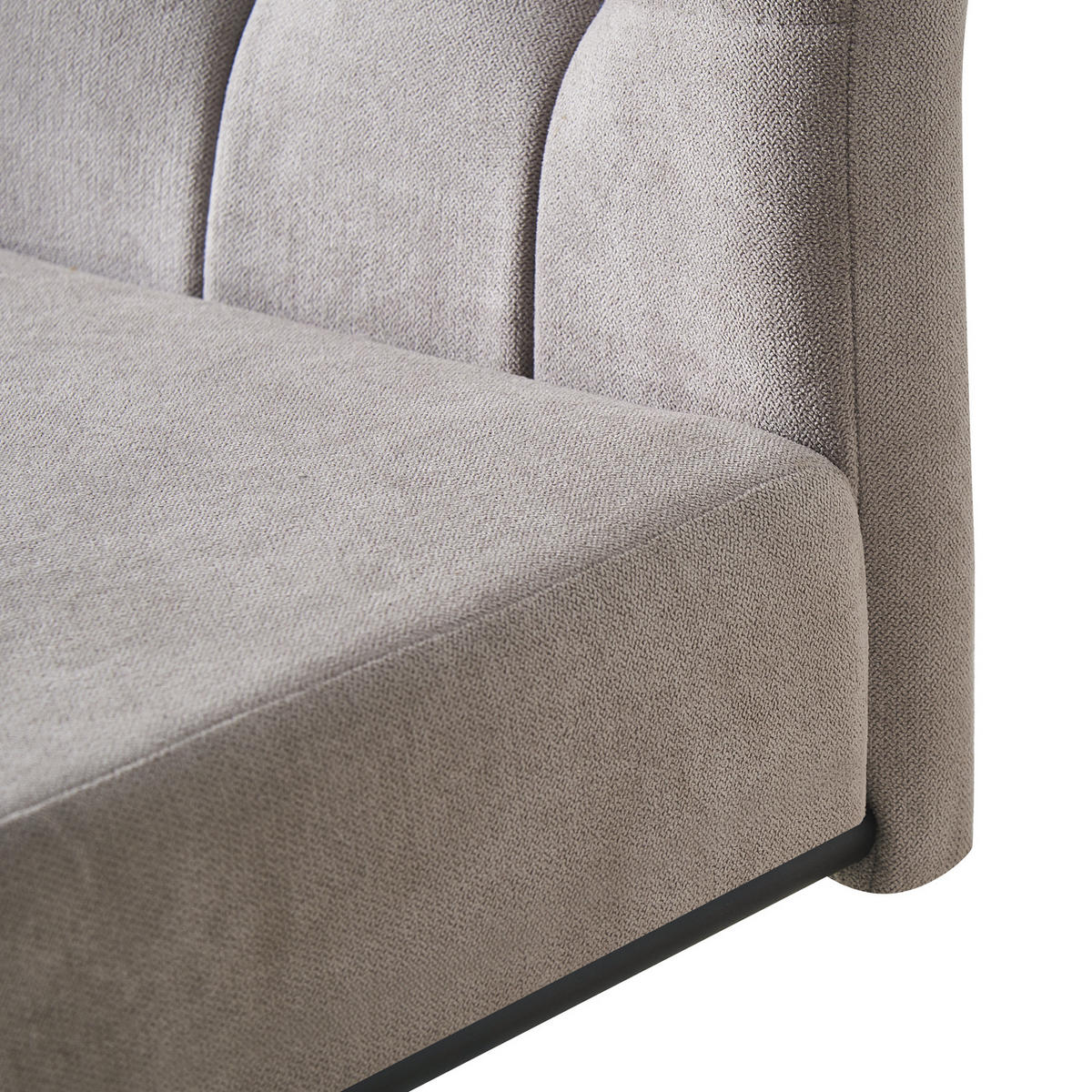 SCHWINGSTUHL SOFIA Grau 2 Stück - Grau, Textil/Metall (48/97/60cm) - B&D Home