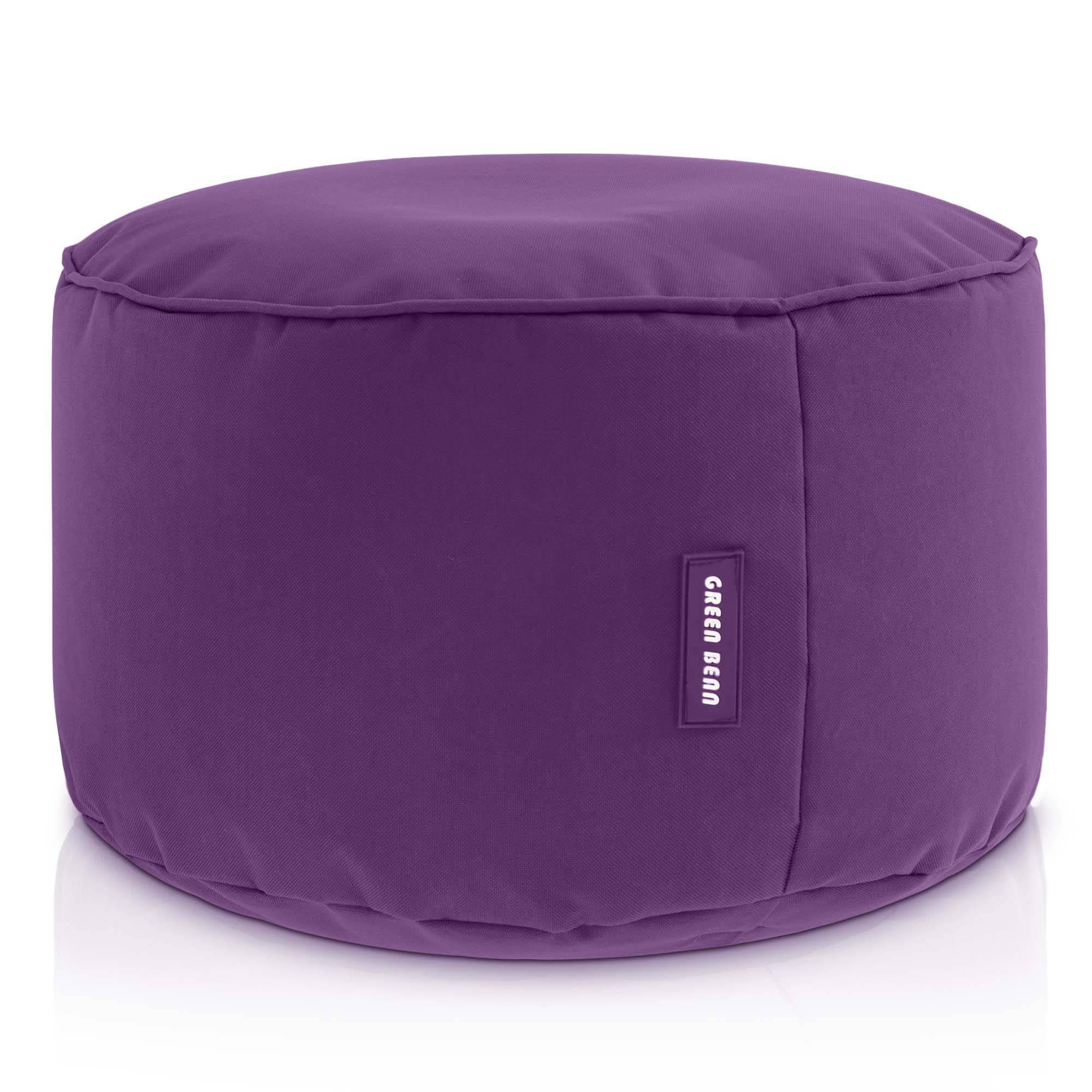 Green Bean Sitzsack-Hocker Lila 45x25x45 cm