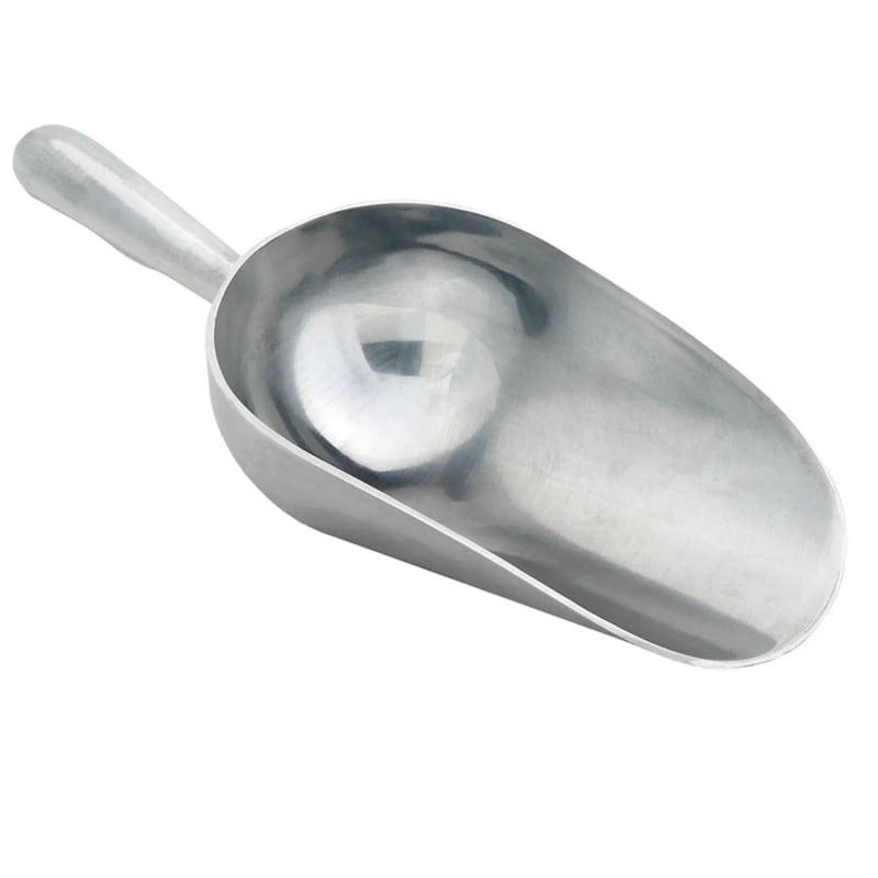 EISSCHAUFEL, groß, 18 cm, robust, für Cocktails - Alufarben, Metall (15/15/26.5cm) - ich-zapfe