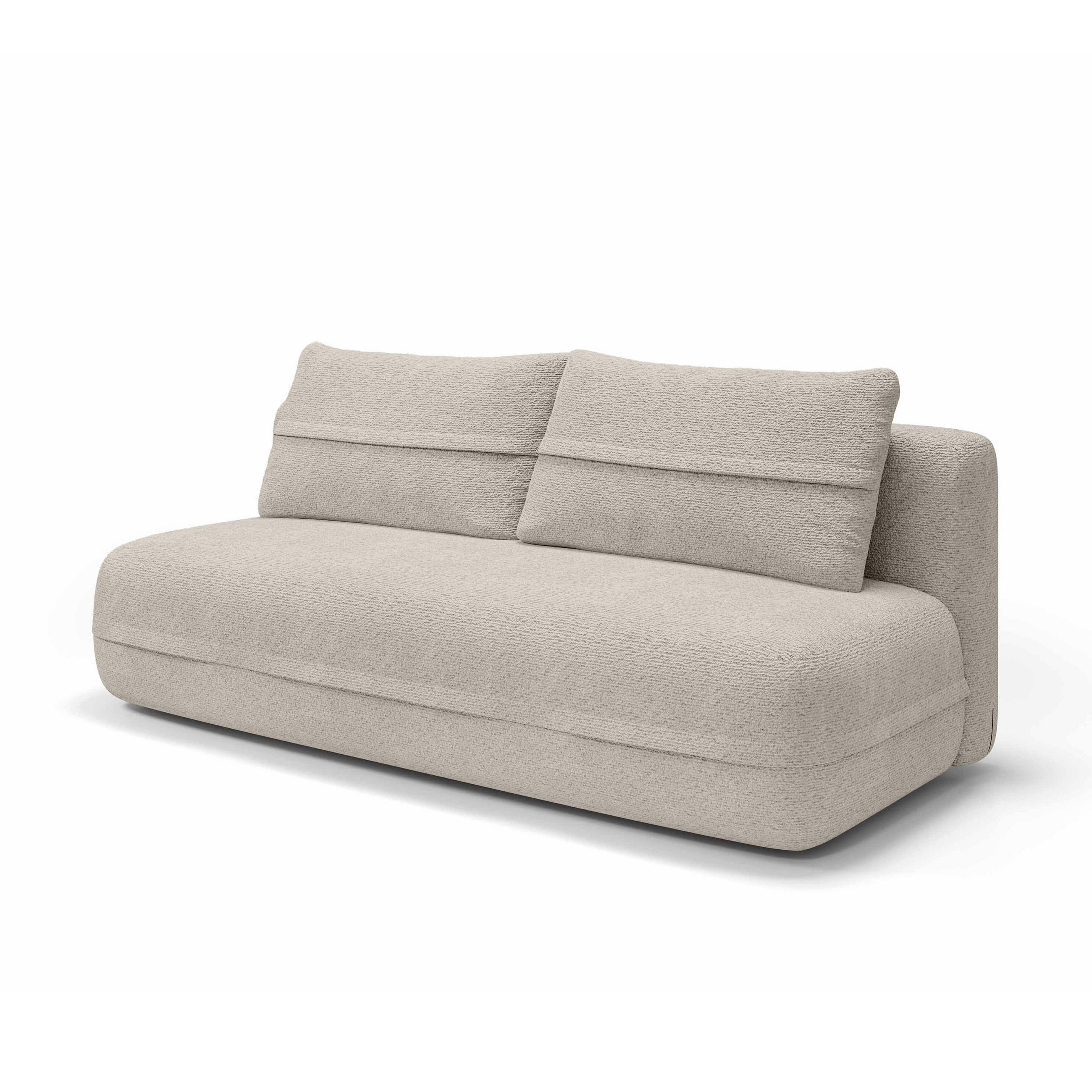 Pillovely Sofa Creme 206x95x100 cm