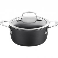 TOPF Schwarz 24/24/18 cm ALBG2LD24D - Schwarz, Metall (24cm) - Ballarini