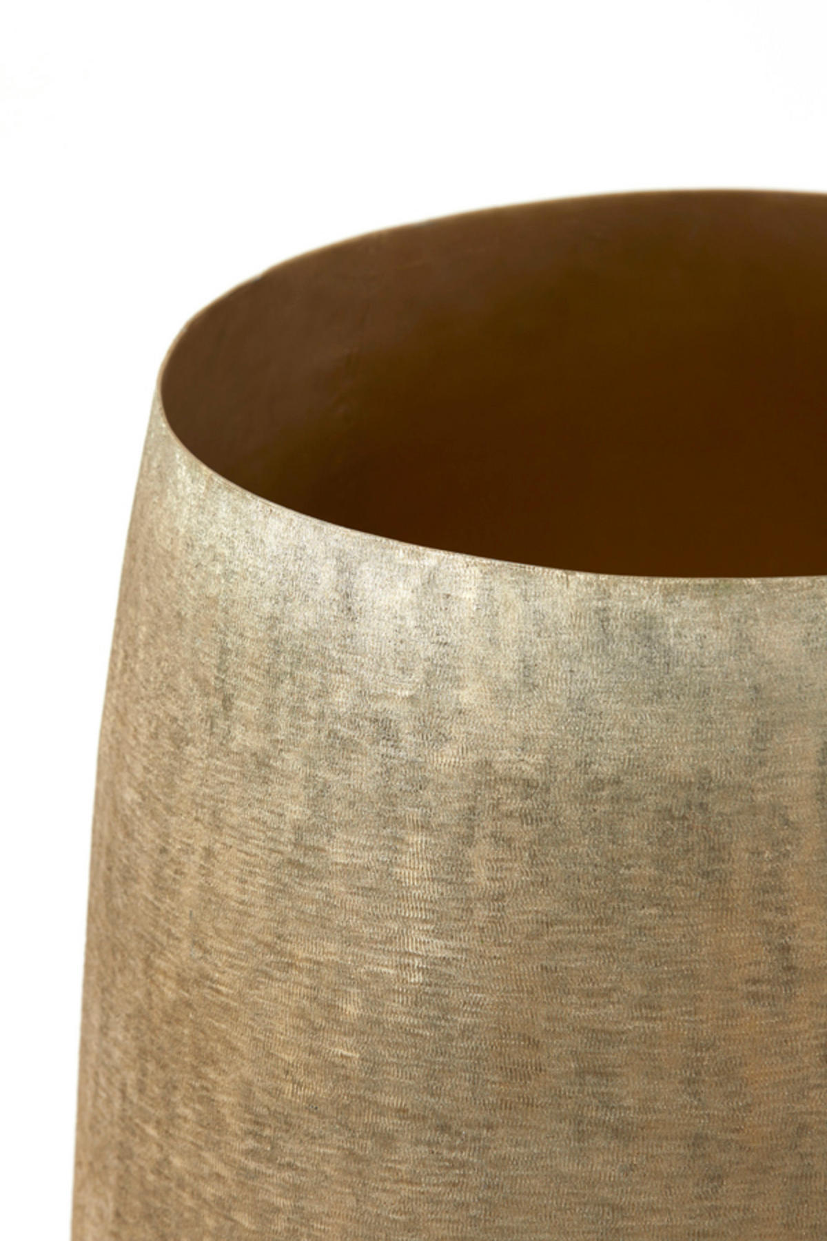 TOPF Genoli Gold Ø39/42 cm - Goldfarben, Metall (39/42cm) - Light & Living