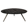 COUCHTISCH Fieron Schwarz 111/108/40cm - Schwarz, Holz (111/108/40cm) - PTMD Collection