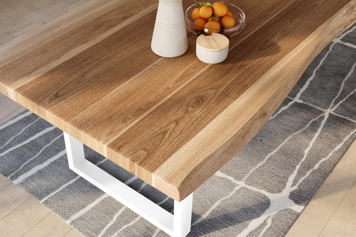 ESSTISCH TITAN - Beige/Naturfarben, Holz (120/350/79cm) - SAM