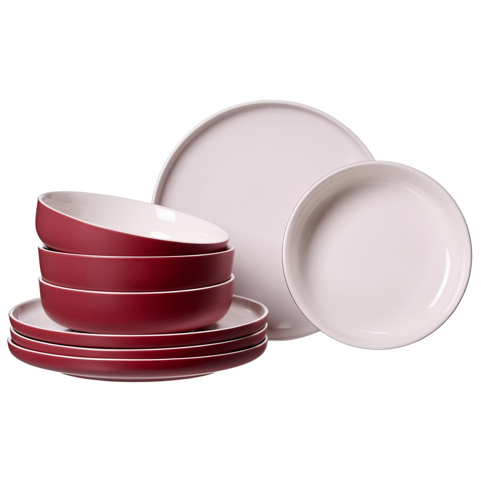 TAFELSERVICE Jasper beere 8er Set - Beere, Keramik (1/1/1cm) - Ritzenhoff Breker