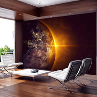 VLIESTAPETE Gelb 300/210 cm - Gelb/Grau, Textil (300/1cm) - KUNSTLOFT