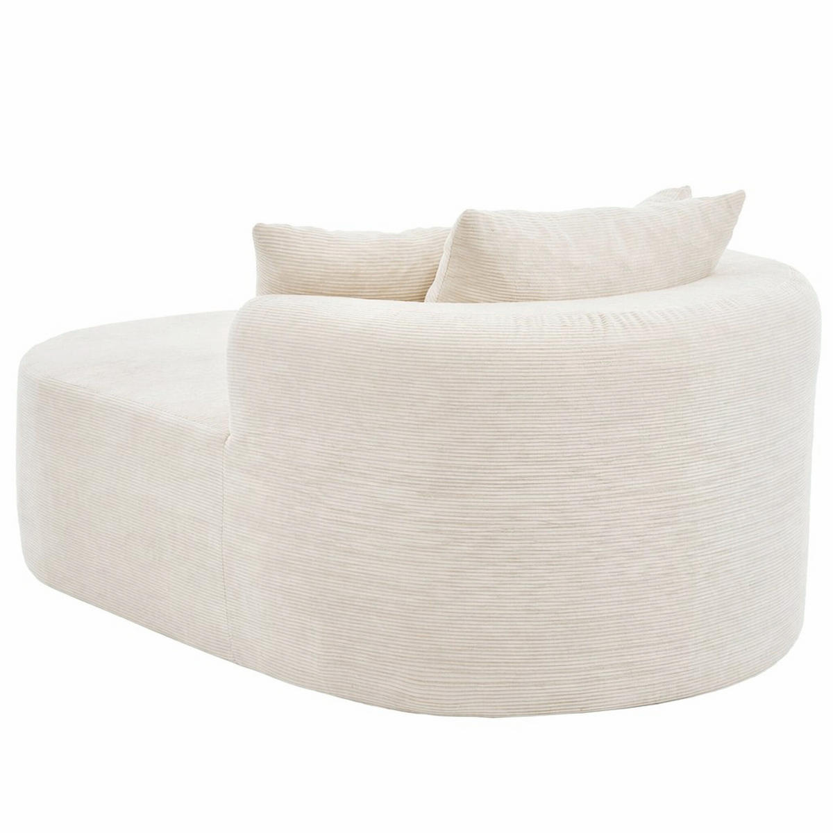 XXL-SESSEL montagefrei mit 122 cm Sitztiefe, DE-42520, Hellbeige - Beige, Textil (170/83/112.5cm) - ComfortXL