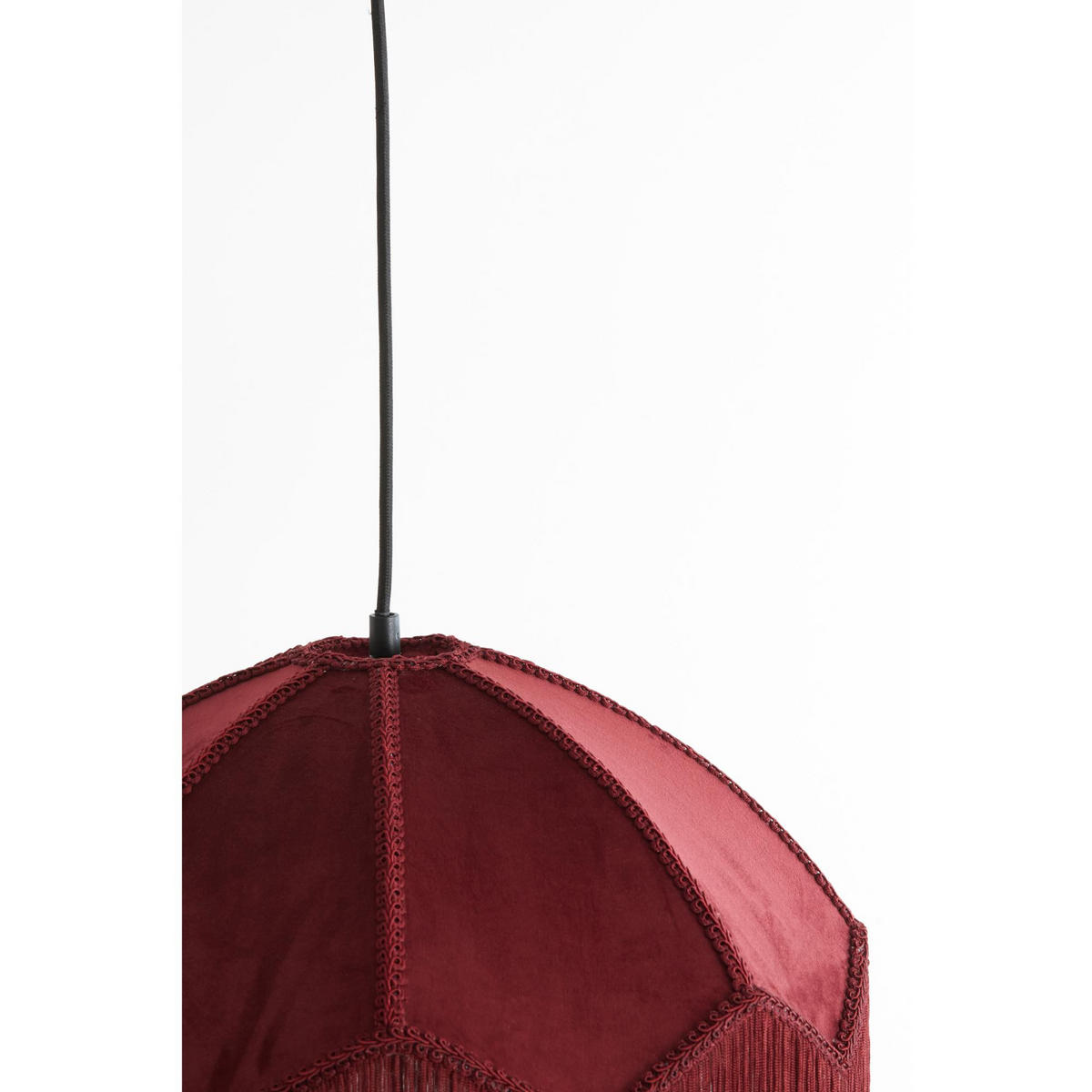 HÄNGELAMPE Malacia Rot 40/40/33 cm - Rot, Kunststoff (40/40/33cm) - Light & Living