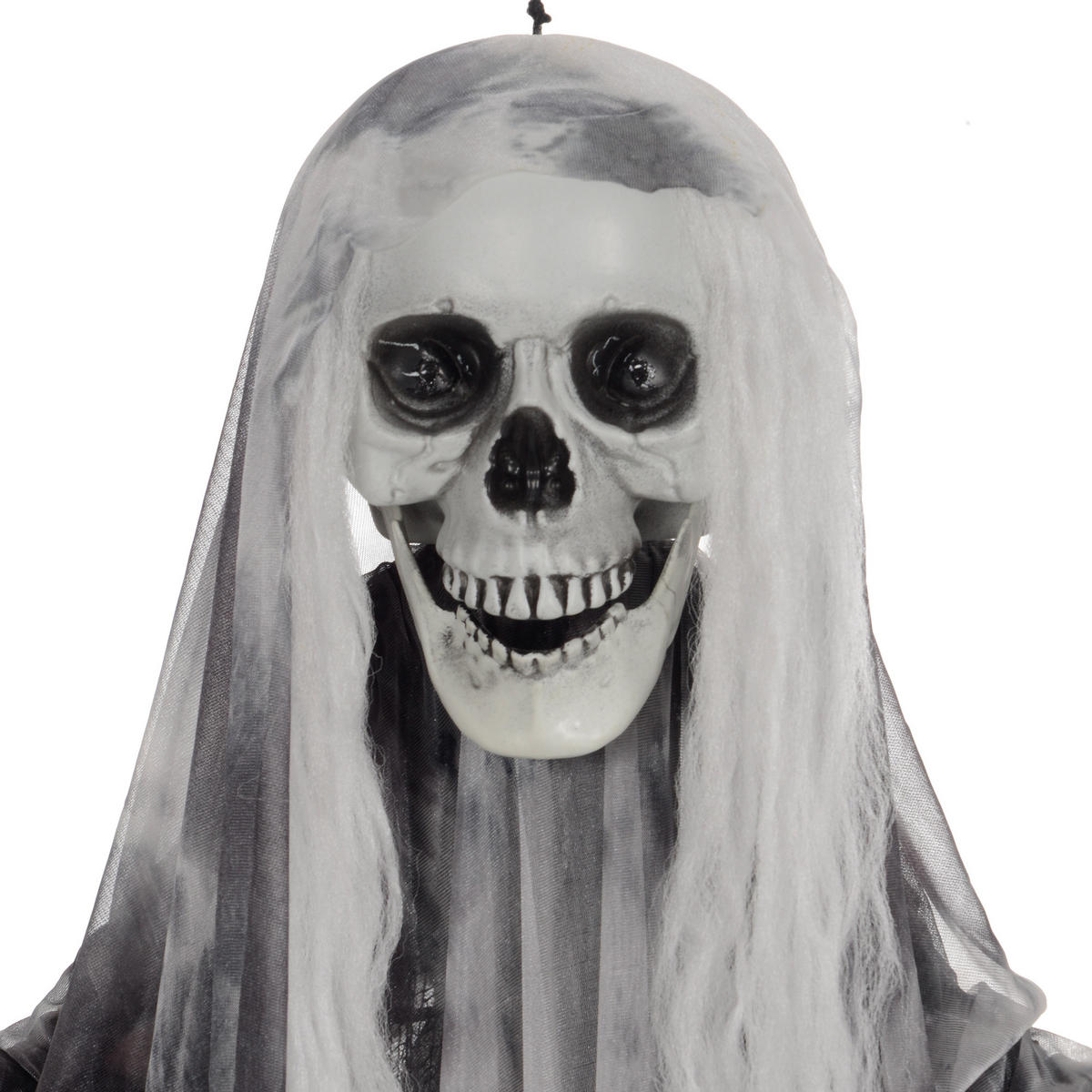 HALLOWEEN DECORATIONS 90/110/200cm Hängendes Skelett mit verstellbare Arme - Multicolor, Kunststoff/Metall (60/200/17cm) - HOMCOM