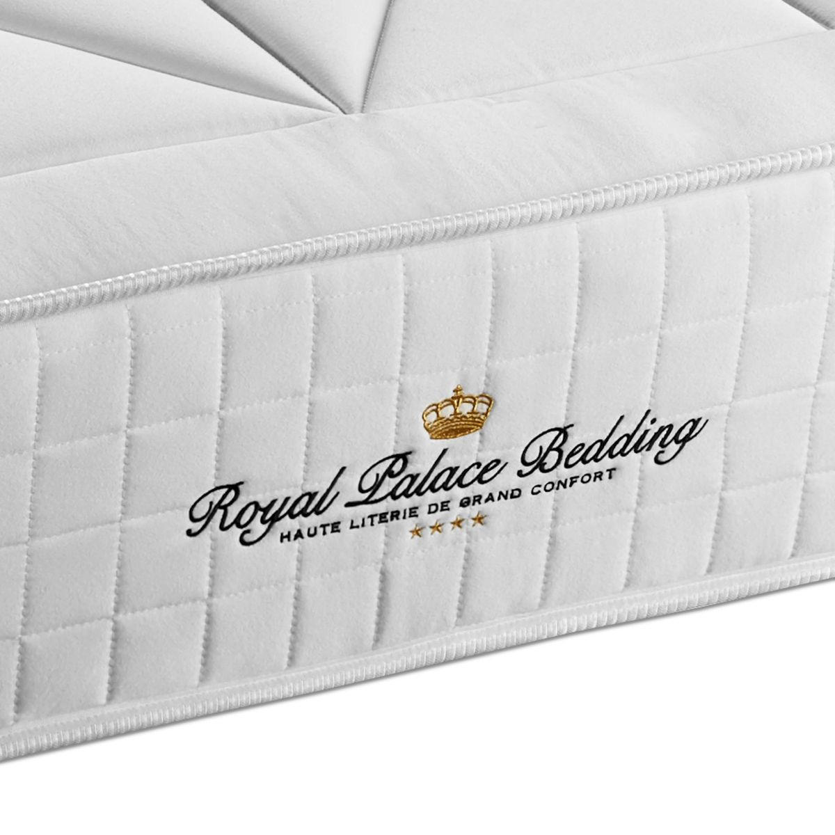 MATRATZE Windsor Taschenfederkern und Memory-Schaum 90 x 200 cm h1 - Weiß, Textil (90/200cm) - ROYAL PALACE BEDDING