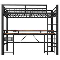 HOCHBETT Eisen 90/200 cm Schwarz - Schwarz, Metall - Raumix