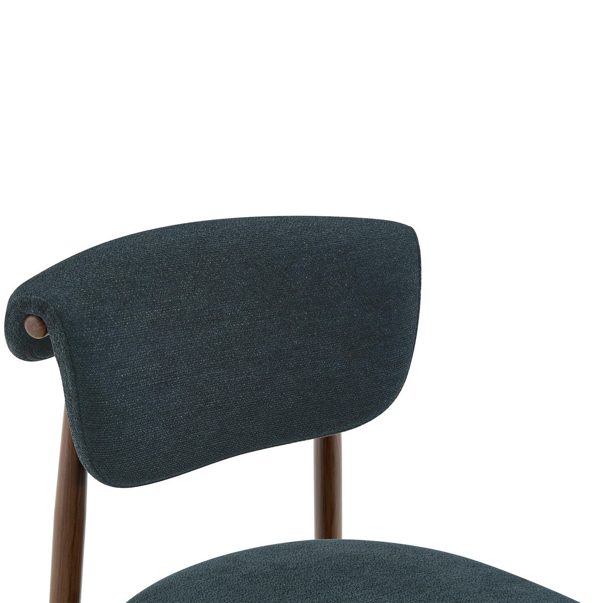 STUHL-SET DE-36452 4 Stück mit gebogener Rückenlehne Schwarz - Schwarz, Metall (58.5/83/48cm) - ComfortXL