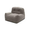 GARTENLOUNGE-SESSEL Branizlawa 103x71x102 mit Outdoorbezug zementgrau - Grau, Kunststoff (103/71/102cm) - 58aufmkessel