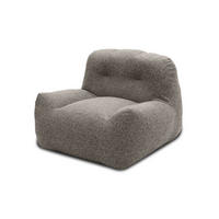 GARTENLOUNGE-SESSEL Branizlawa 103x71x102 mit Outdoorbezug zementgrau - Grau, Kunststoff (103/71/102cm) - 58aufmkessel