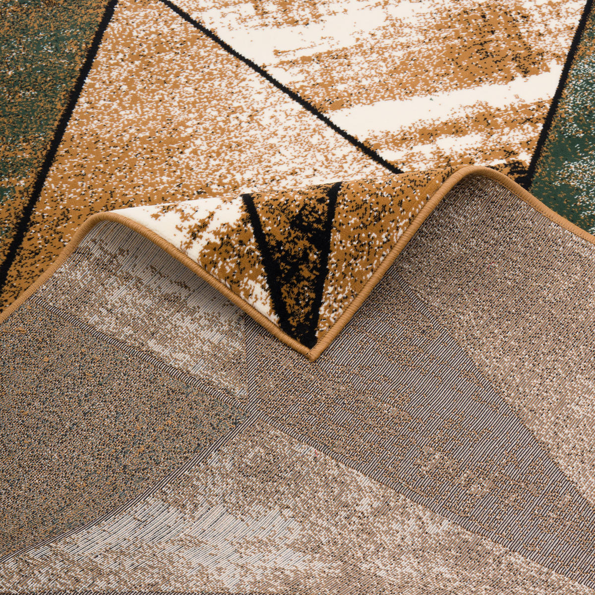 DESIGNER TEPPICH BRILLIANT MAGIC - Grün, Textil (140/200cm) - Pergamon