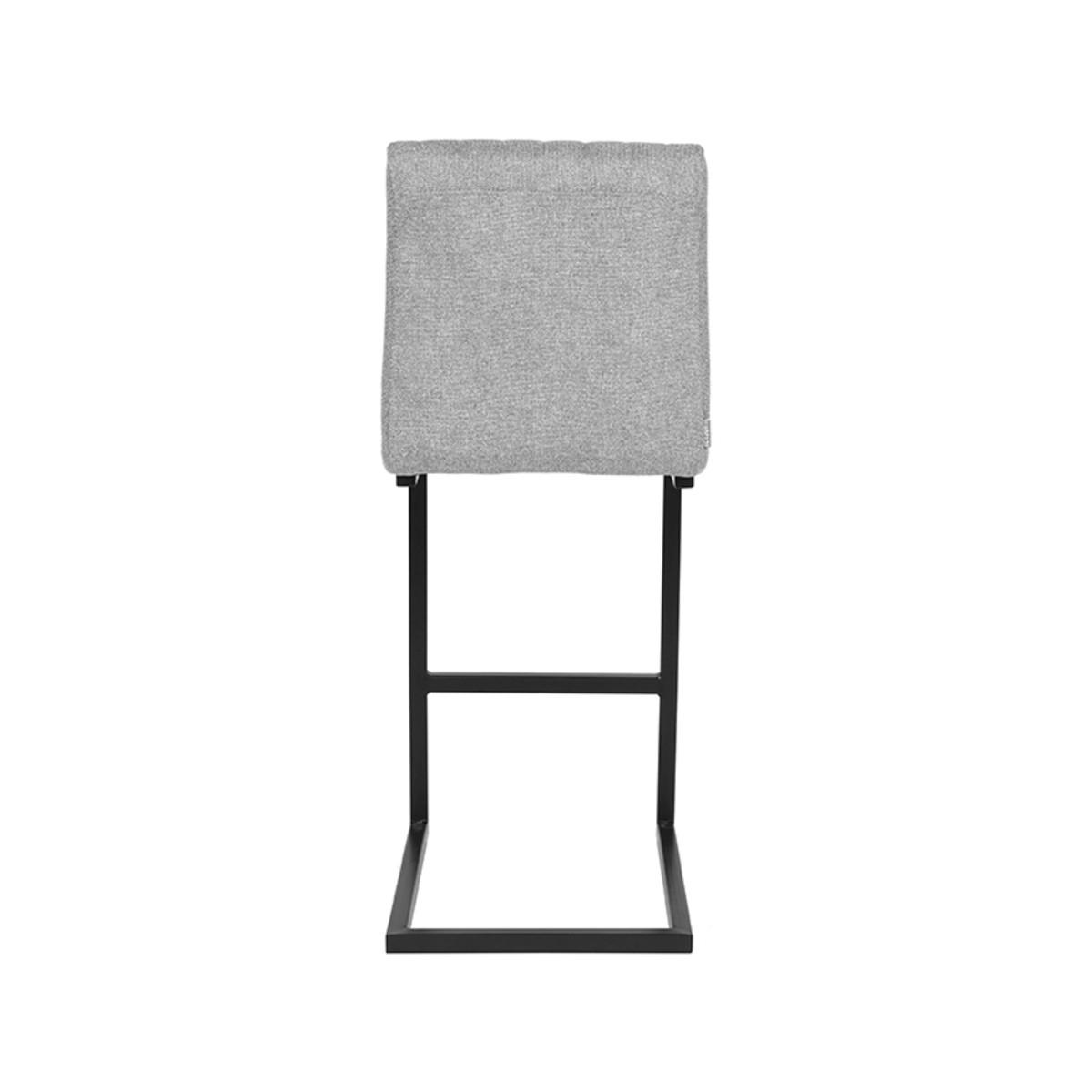 BARHOCKER Milo Grau 53/41/100 cm 2er-Set - Hellgrau, Textil (41/100/53cm) - LABEL51