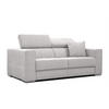 SOFA QUARTZ 3-Sitzer, creme - Creme, Holzwerkstoff/Textil (202/80/102cm) - Courtois Laville