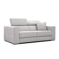 SOFA QUARTZ 3-Sitzer, creme - Creme, Holzwerkstoff/Textil (202/80/102cm) - Courtois Laville