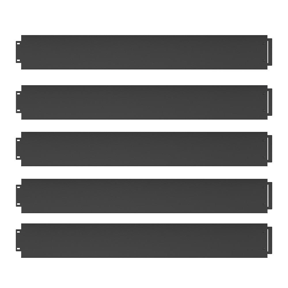 RASENKANTE Anthrazit 100 x 18 cm 25 Meter - Anthrazit, Metall (100/18/0.7cm) - Vicco