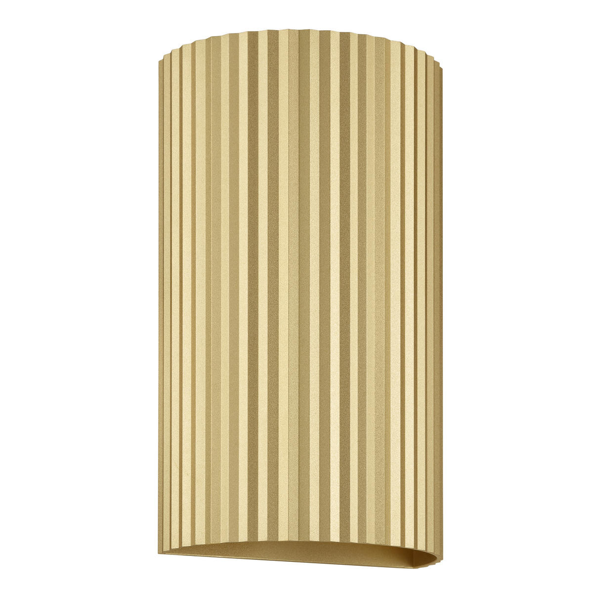 WANDLEUCHTE Undula Gold matt 6/10/18 cm - Goldfarben, Metall (10/18/6cm) - Brilliant