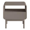 NACHTTISCH ORO Dunkelbeige mit Schublade 54 cm - Beige/Braun, Holz/Holzwerkstoff (53.8/61.1/40cm) - Selsey