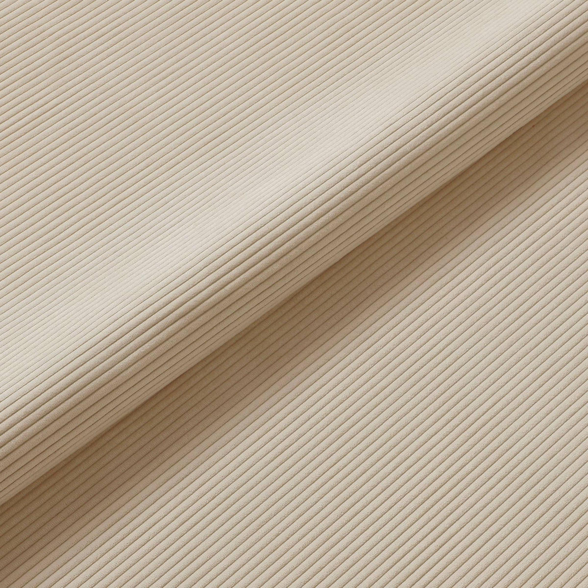 2ER-SET Stühle MUSE Cord Creme 52cm - Creme, Textil (52/76.5/45.5cm) - Premium Interiors