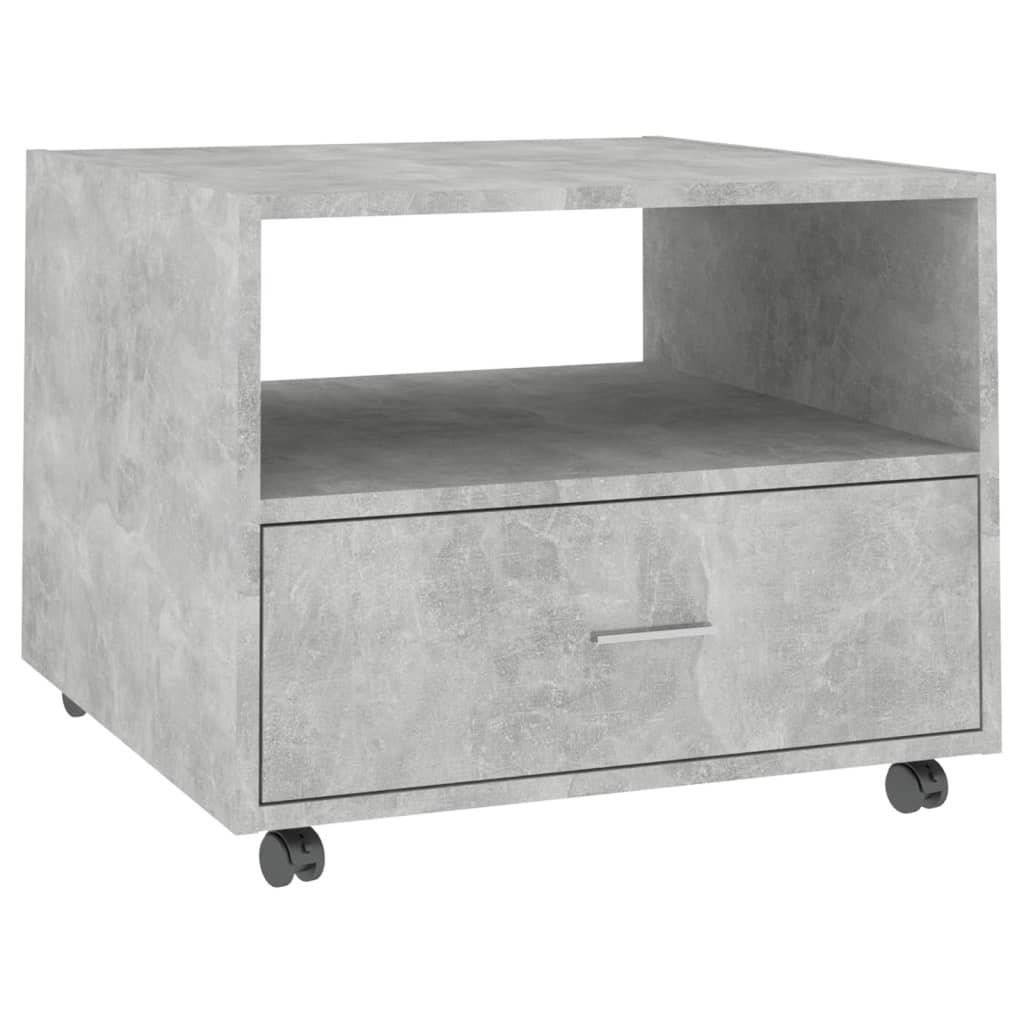COUCHTISCH Betongrau 55x55x40 cm Holzwerkstoff - Grau, Holzwerkstoff (55/55/40cm) - furnicato
